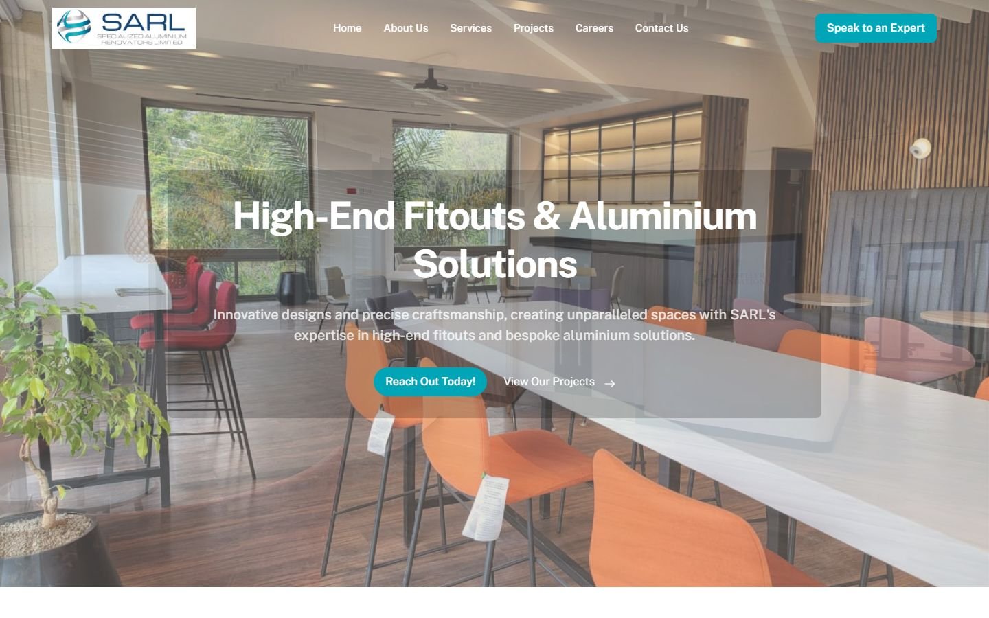 SARL website preview