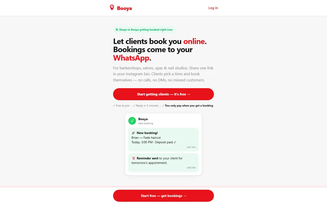 Booya website